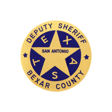 Blackinton B1610 Circle Texas Badge (2")