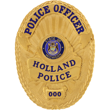 Blackinton B1675-V2 Oval Badge with Applied Panels (3-1/4" x 2-7/16")