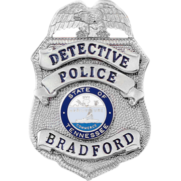 Blackinton B1685 Badge with Eagle and Applied Panels (2-3/8" x 1-11/16")