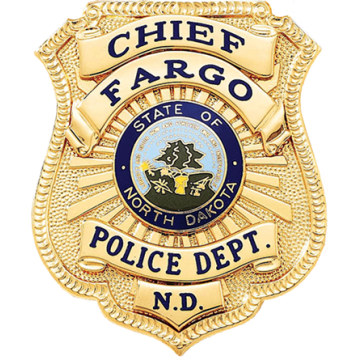 Blackinton B1751-EO Shield Badge with Rays in the Background (2-1/2" x 2")