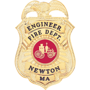 Blackinton B1751 Badge with Eagle and Applied Panels (3-1/8" x 2")