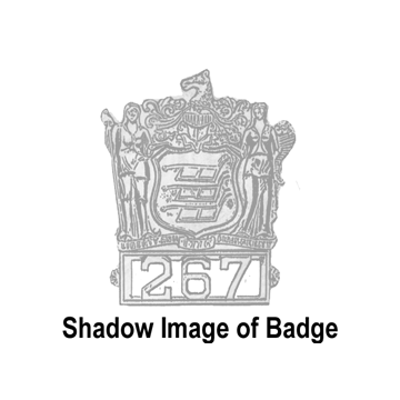 Blackinton B1765 New Jersey Coat of Arms Badge (2-13/16" x 2-3/8")