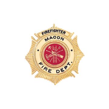 Blackinton B1802-EO Sunburst Maltese Cross Badge (1-3/4")