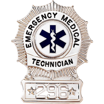 Blackinton B2023-B Sunburst Badge with an Area For Applied Characters (2-3/4" x 2-1/4")