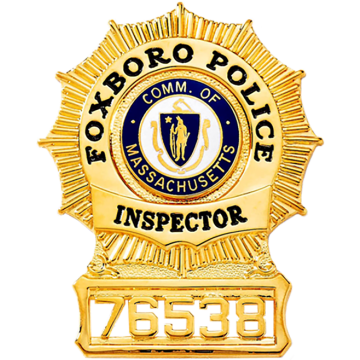 Blackinton B2023-C Sunburst Badge without Eagle or Stars (2-3/4" x 2-1/4")