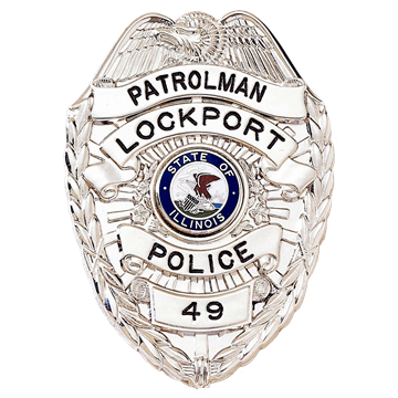 Blackinton B2079 Badge with Eagle (3-1/8" x 2-1/8")