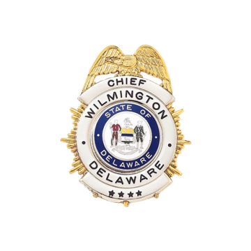 Blackinton B21 Sunburst Badge with Eagle (2-3/16" x 1-3/4")