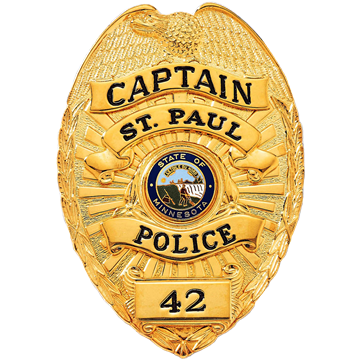 Blackinton B2171 Badge with Eagle and Applied Panels (3-1/2" x 2-3/8")