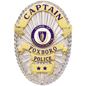 Blackinton B2172 Oval Badge with Applied Panels (3-5/16" x 2-5/16")