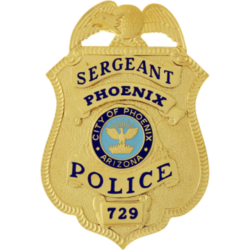 Blackinton B2188-V2 Eagle Badge with Applied Panels (3" x 2")