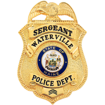 Blackinton B2188 Eagle Badge with Applied Panels (3" x 2")