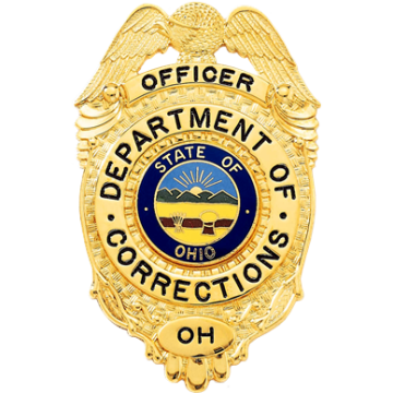 Blackinton B2217 Badge with Eagle and Circular Panel (2-15/16" x 1-15/16")