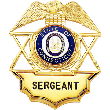 Blackinton B2275 Eagle Badge with Crossed Batons (2-9/16" x 2-1/16")