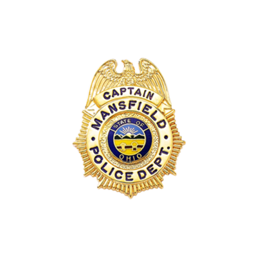 Blackinton B2279 Small Sunburst Badge with Eagle (1-1/2" x 1-3/16")