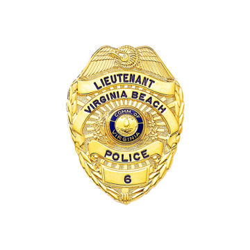 Blackinton B2290 Shield Badge with Eagle (2-3/16" x 1-9/16")