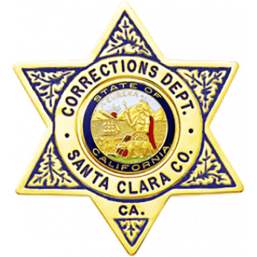 Blackinton B2337-DE Six Point Star Badge With Deluxe Enamel (3-1/8" x 2-11/16")