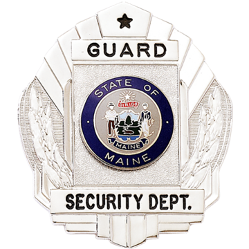 Blackinton B2339 Cap Badge with Wreath (2-1/2" x 2-1/16")