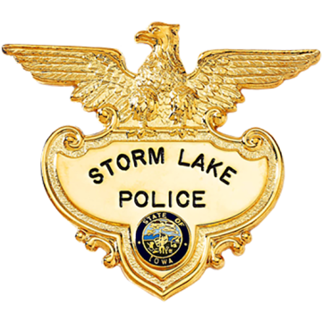 Blackinton B246 Eagle Hat Badge (2-1/2" x 2-13/16")