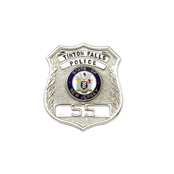 Blackinton B2507 Small Shield Badge with Open Panel (1-1/4" x 1-1/8")