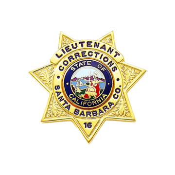 Blackinton B2508 Miniature Seven Point Star Badge (1-9/16" x 1-5/8")