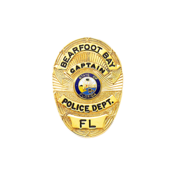 Blackinton B2545 Small Oval Badge (1-7/8" x 1-1/4")