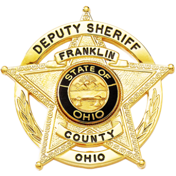 Blackinton B2553 Five Point Star Badge with Outer Ring (2-1/2" x 2-5/8")