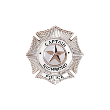 Blackinton B262-X Sunburst Maltese Cross Badge with Circular Panel (1-3/8")