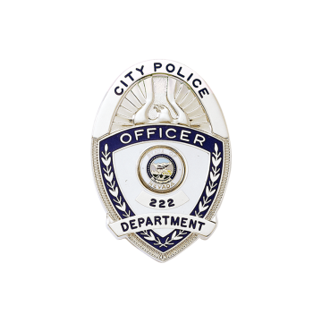 Blackinton B2642 Sunburst Badge with Flags and Eagle (2-1/4" x 1-9/16")