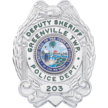 Blackinton B2951 Circular Shield with Eagle (2-3/8" x 1-13/16")