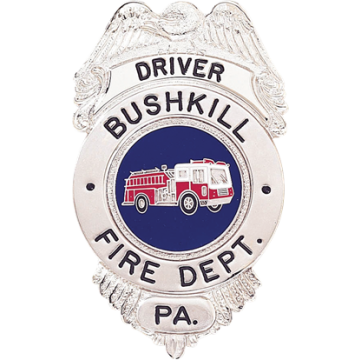 Blackinton B30 Badge with Eagle and Circular Panel (2-5/8" x 1-5/8")