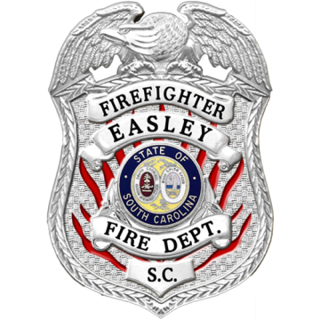 Blackinton B3032-DE Badge with Flames (2-15/16" x 2-1/8")