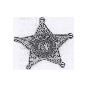 Blackinton B3112 Florida Five Point Star Badge (1-3/4" x 1-7/8")