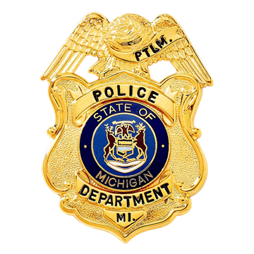 Blackinton B318 Badge with Eagle (2-3/8" x 1-3/4")