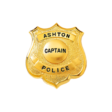 Blackinton B3194 Small Shield Badge (1-5/16" x 1-1/4")