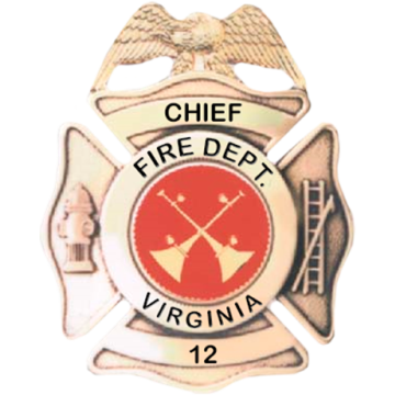 Blackinton B3216 Maltese Cross with Eagle on Top (2-5/8" x 2-1/8")