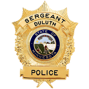 Blackinton B329 Badge Shield with Sunburst and Wreath Edge (2-5/8" x 2")