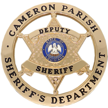 Blackinton B3439 6-Point Star Badge with Outer Ring (2-7/8")