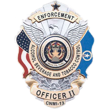 Blackinton B3462-MP Shield with American and Northern Marianas Island Flags (2-15/16" x 2-1/16")