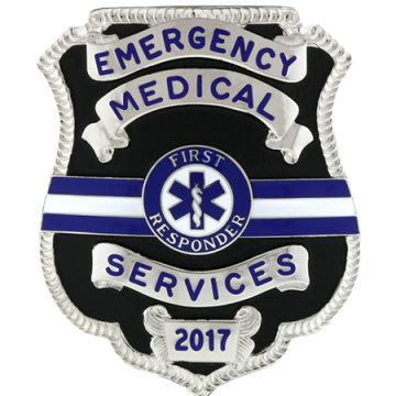 Blackinton B3606-EO Remembrance Badge with Three Customizable Lines (2-7/16" x 2")