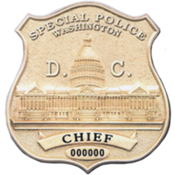 Blackinton B3662 Special Police Washington D.C. (2-5/16" x 2-1/4")