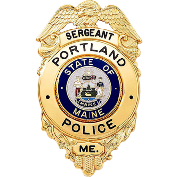 Blackinton B38 Badge with Eagle & Circular Panel (2-9/16" x 1-9/16")