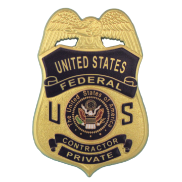 Blackinton FlexBadge United States Federal Contractor