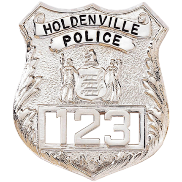 Blackinton B4 New Jersey Shield (2-1/2" x 2-1/4")