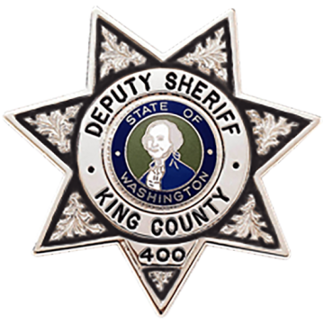 Blackinton B447-DE 7-Point Star Badge with Circular Panel with Deluxe Enamel (2-11/16" x 2-3/4")