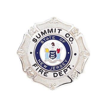 Blackinton B485 Maltese Cross Badge with Circular Panel (1-13/16")