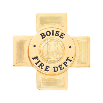 Blackinton B494 Cross Badge with Circular Panel (2-3/16")