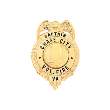 Blackinton B508 Badge with Eagle and Circular Panel (1-3/8" x 15/16")