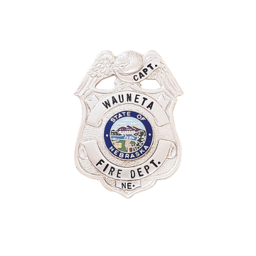 Blackinton B511 Shield Badge with Eagle (1-7/16" x 1")