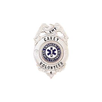 Blackinton B512 Miniature Badge with Eagle Holding a Ribbon (1-3/8" x 7/8")