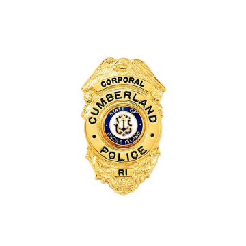 Blackinton B519 Badge with Eagle and Circular Panel (1-3/4" x 1-1/8")